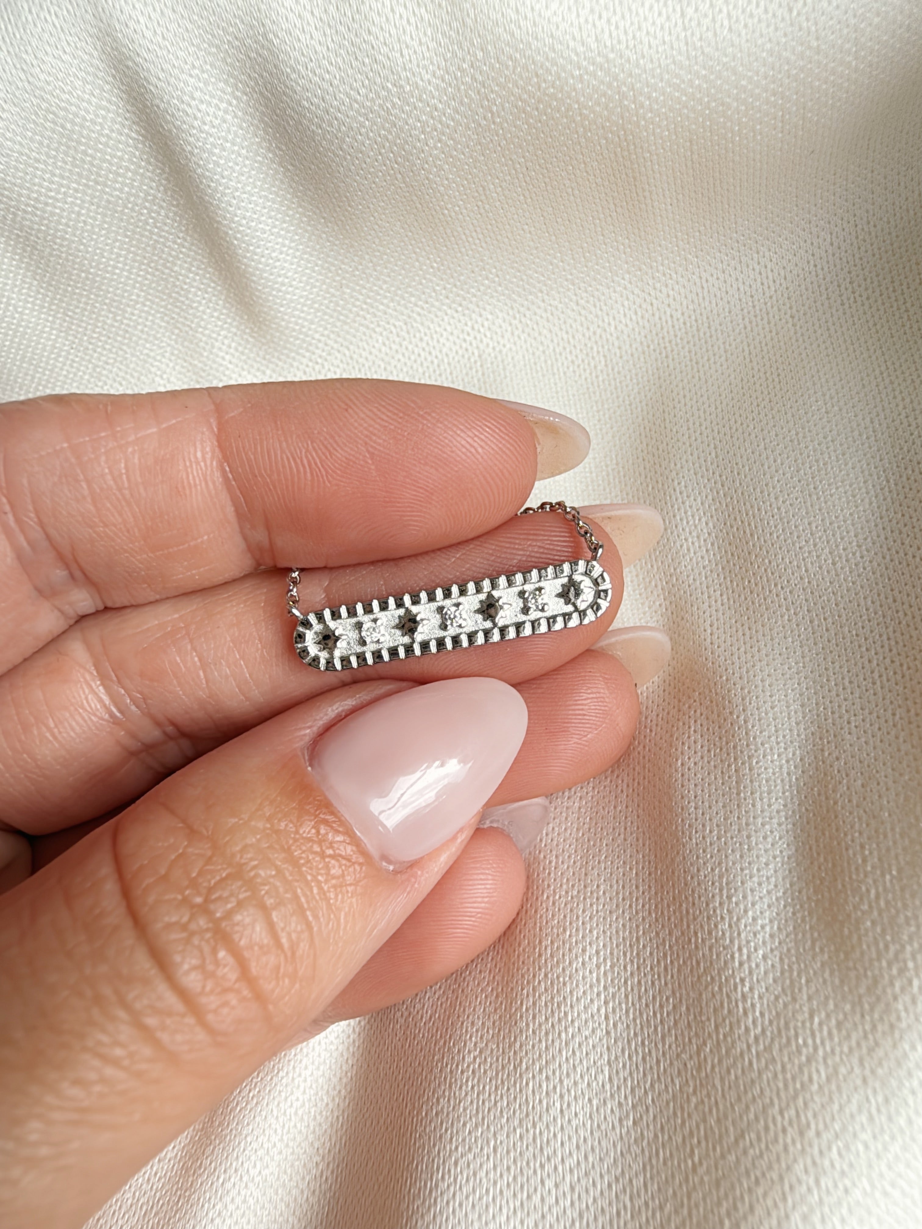 Interstellar Silver Necklace