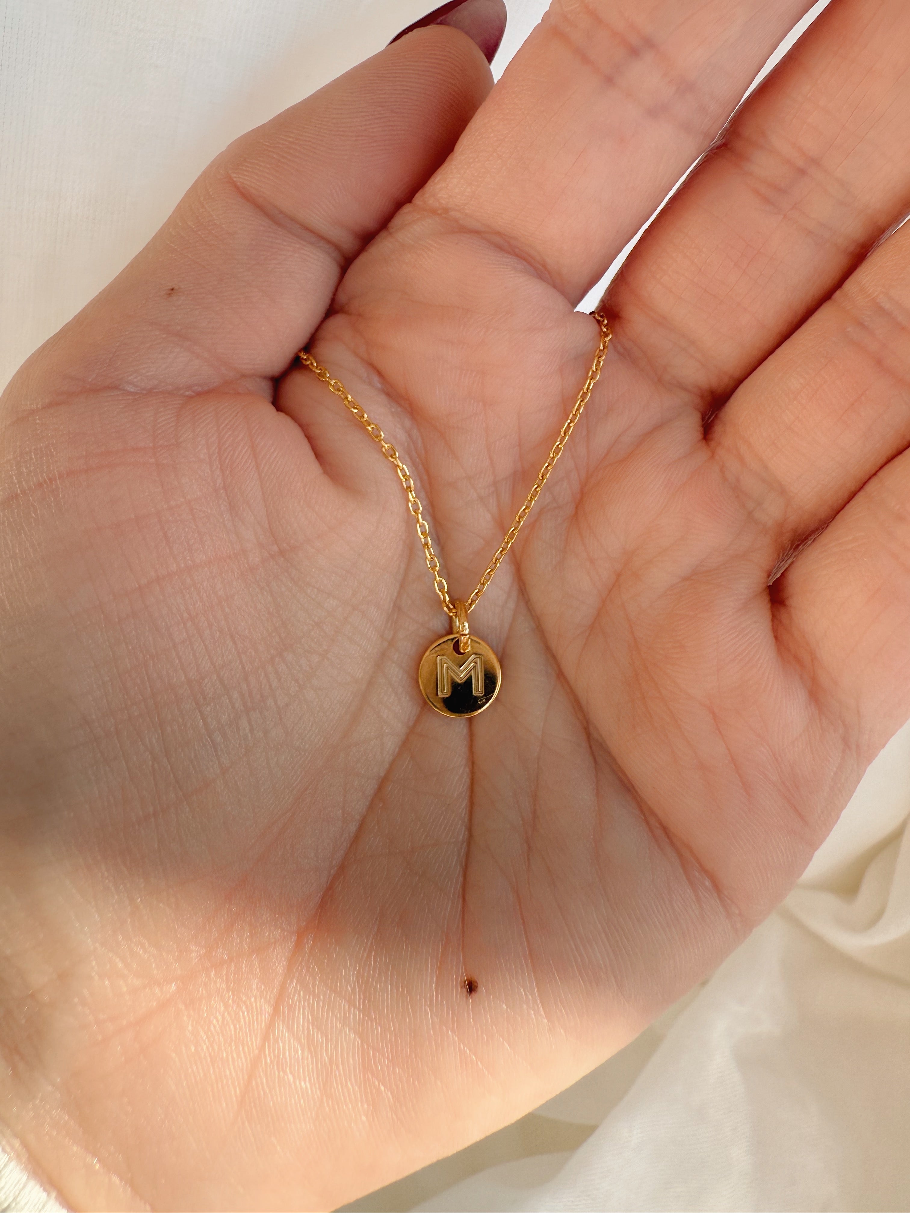 Mini Medallion Necklace (Handmade to Order)