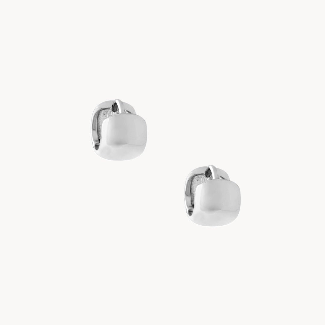Bauble Silver Huggies