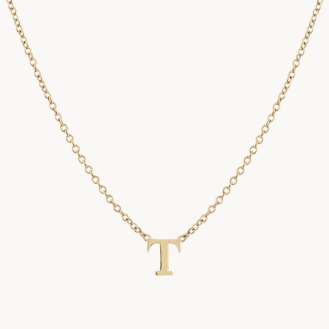 Baby Gold Initial Necklace