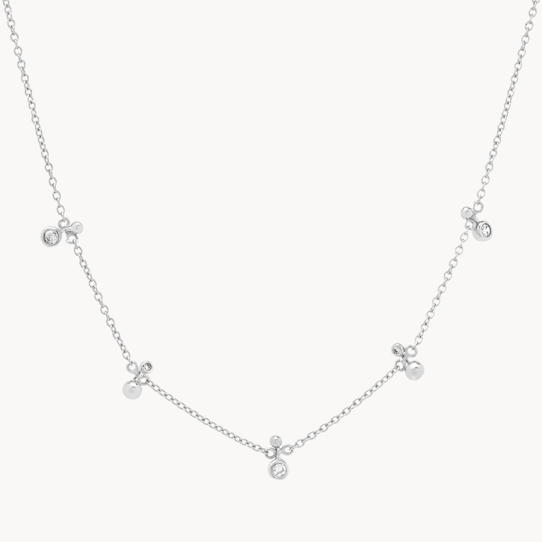 Capri Silver Necklace