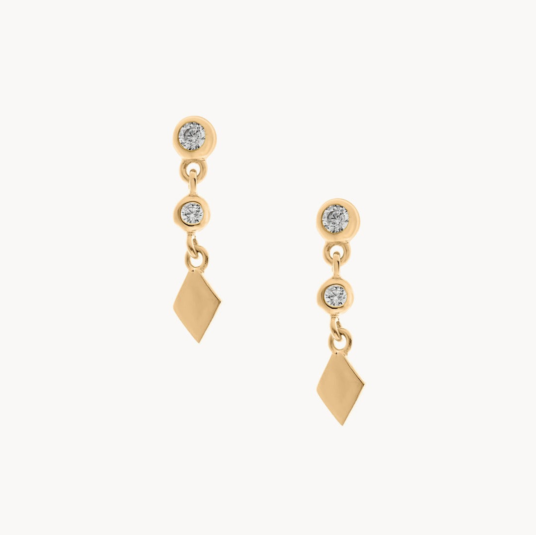 Dita Gold Drop Stud