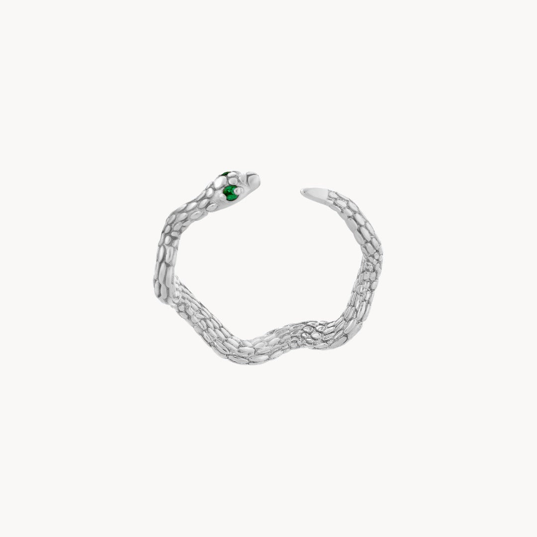 Envy Open Band Silver Ring