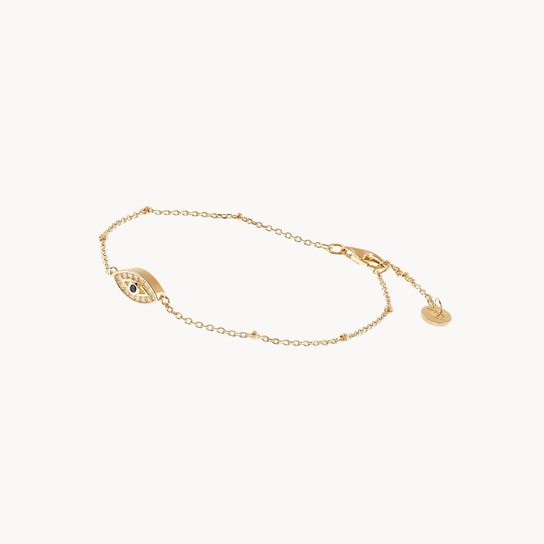 Evil Eye Gold Bracelet
