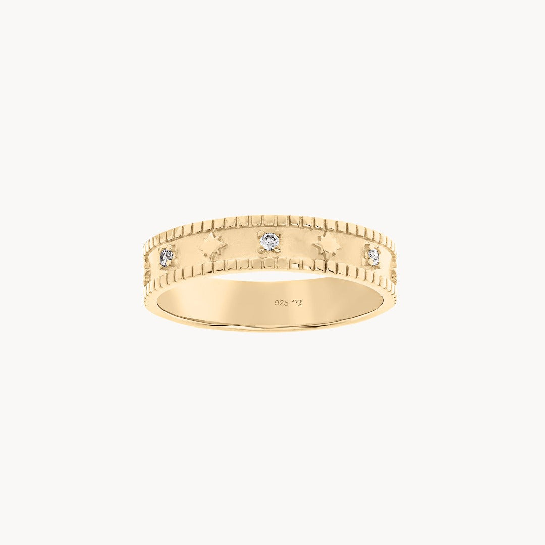 Interstellar Gold Ring