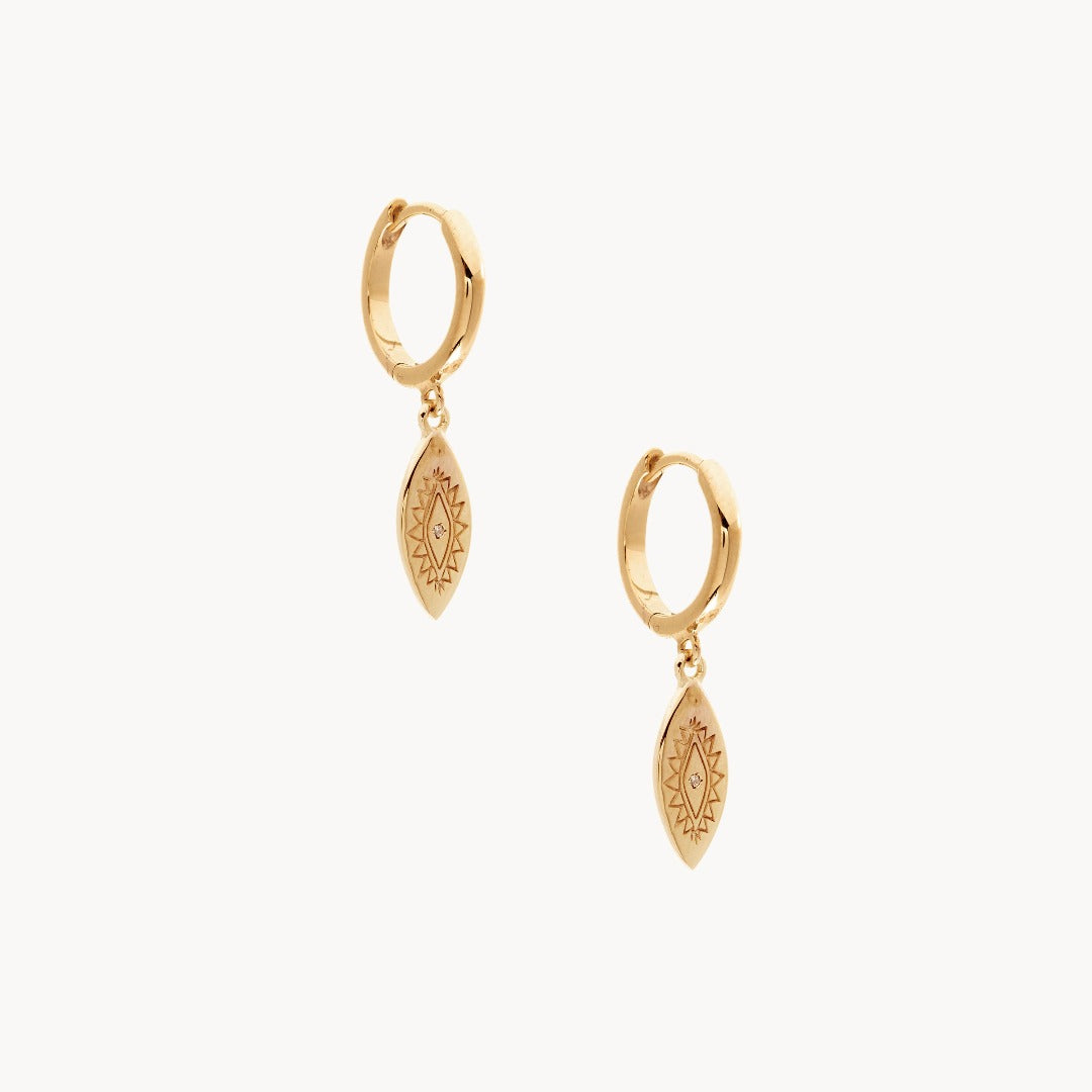 Isla Gold Hoop Earrings