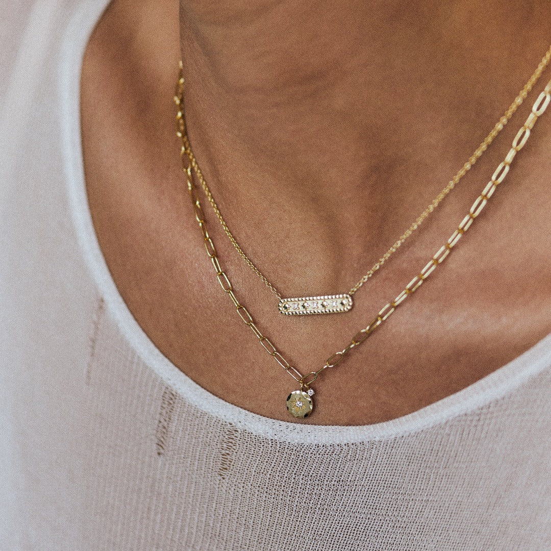 Interstellar Gold Necklace