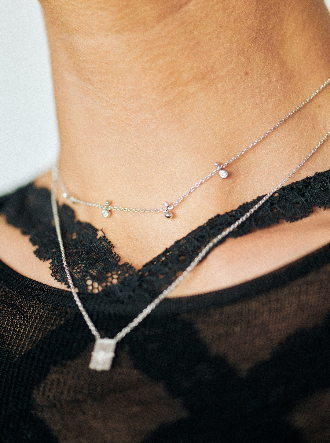 Capri Silver Necklace