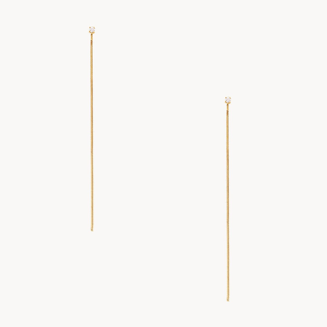 Jupiter Gold Drop Earrings