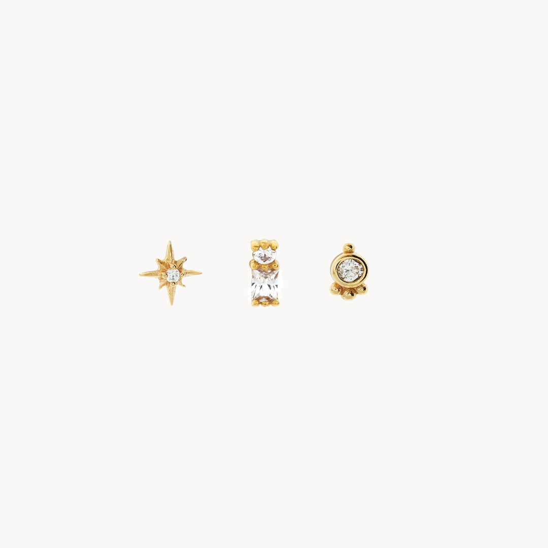 Keepsake Gold Stud Set