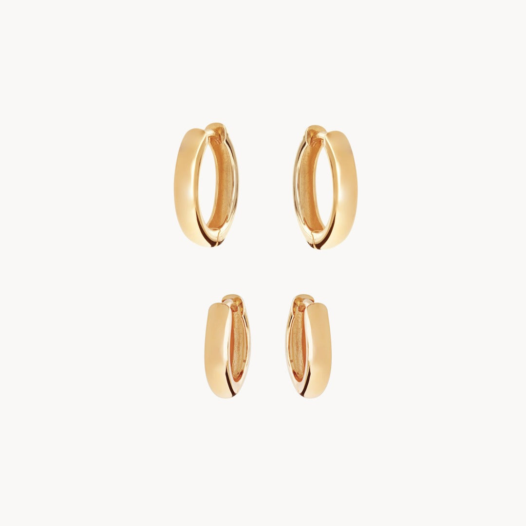 Ren Gold Hoop Set