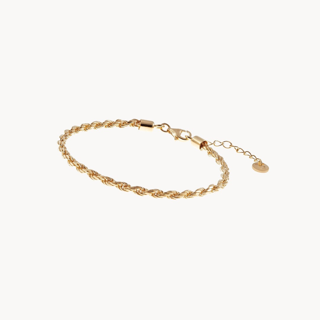 Rope Gold Chain Bracelet