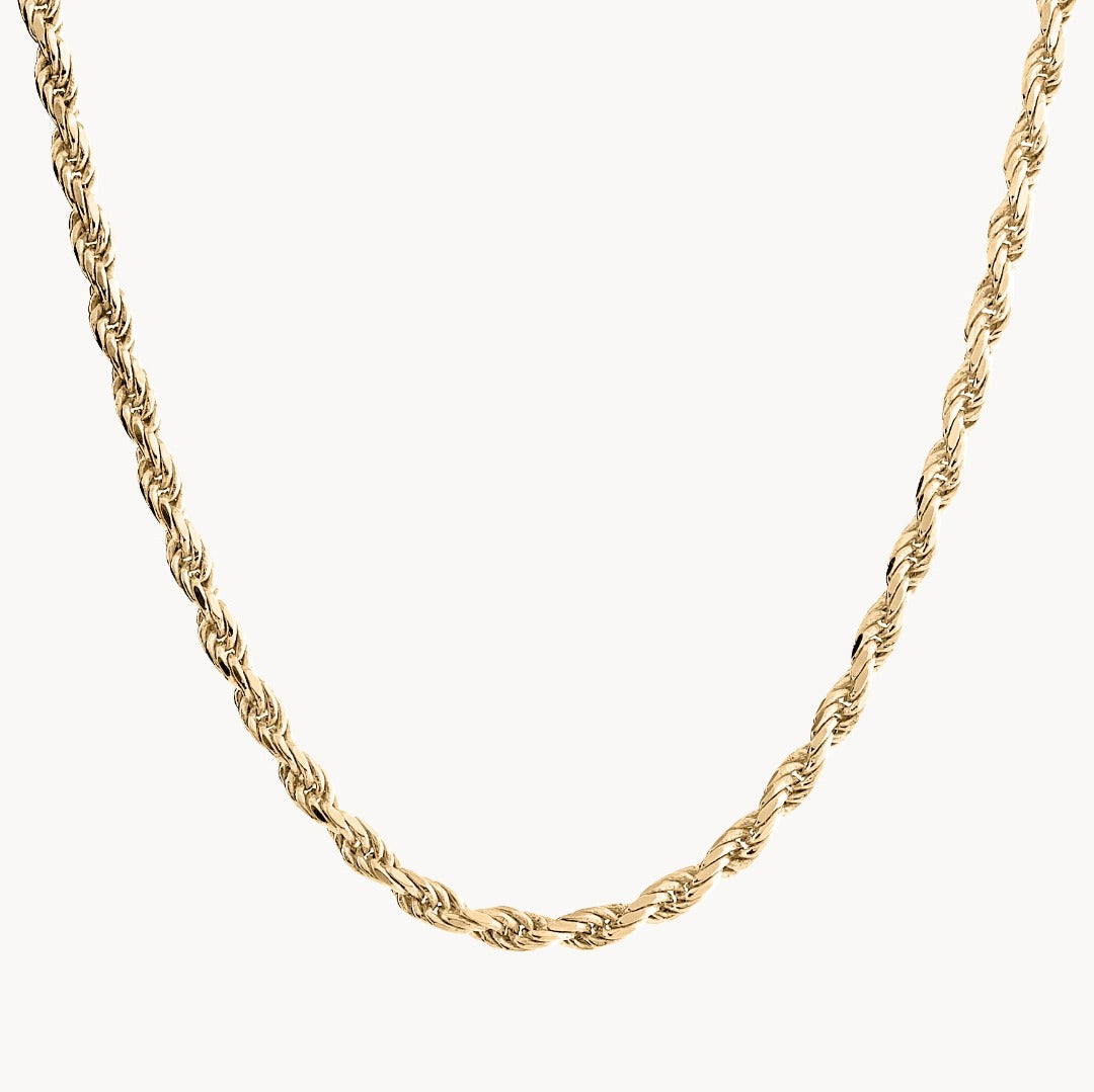 Rope Gold Chain Necklace