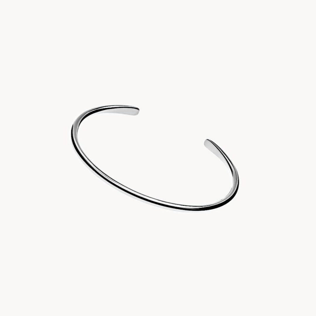 Esq Signature Silver Bangle