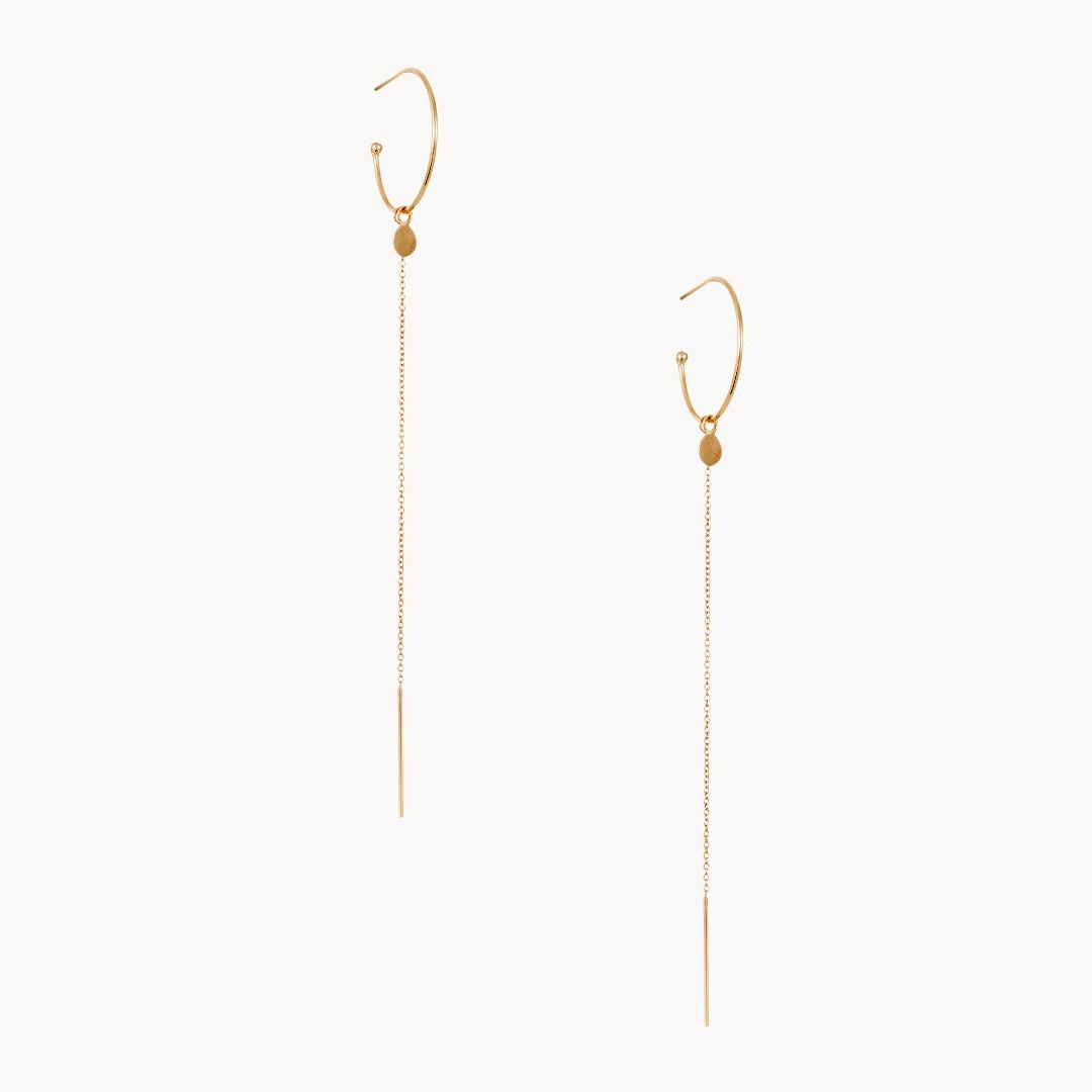 Soul Threader Gold Hoops