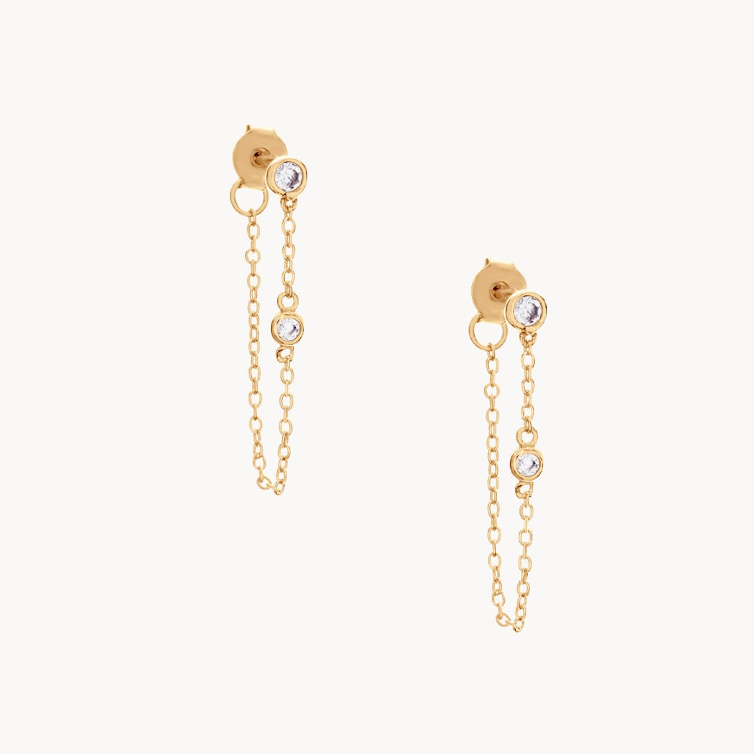 Zoe Gold Chain Earrings