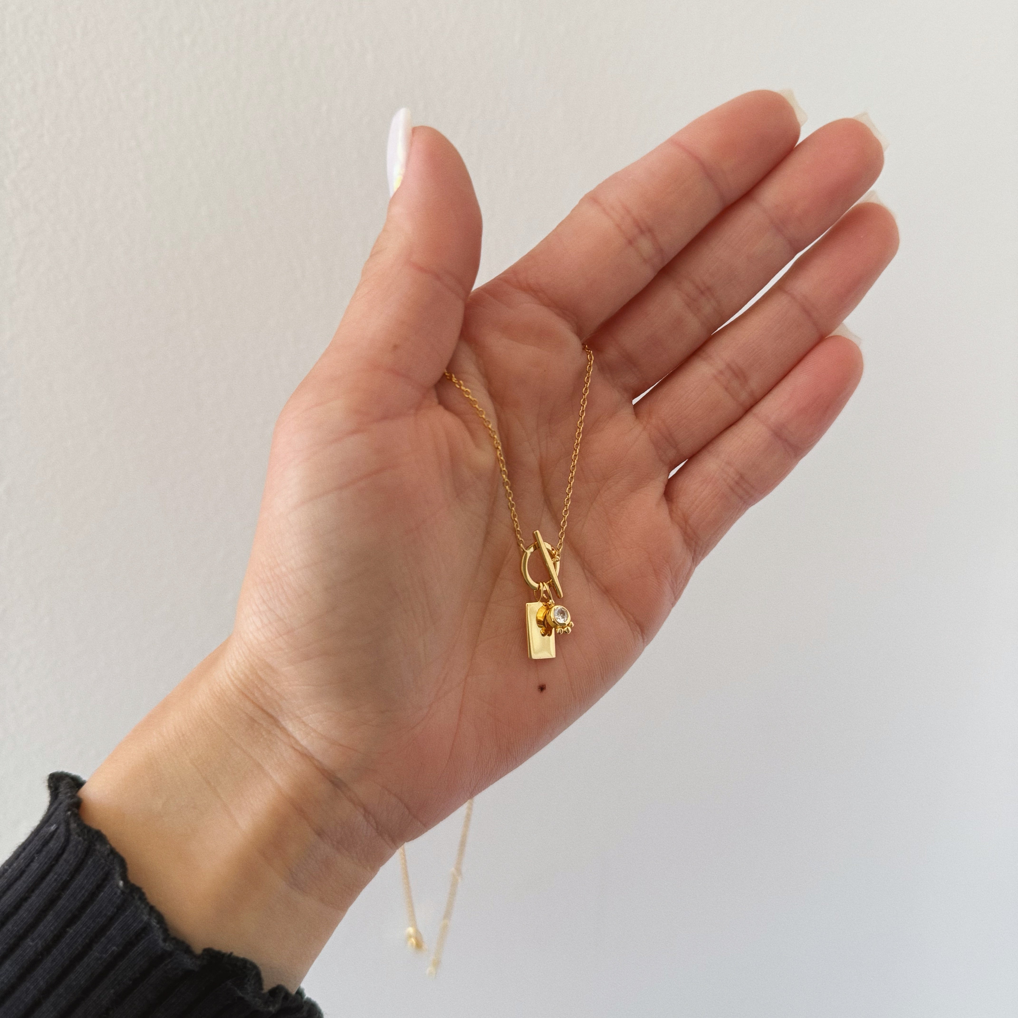 Interstellar Gold Charm Necklace