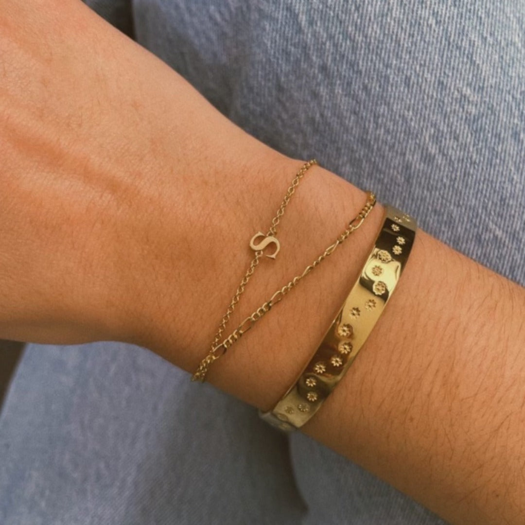 Figaro Gold Bracelet