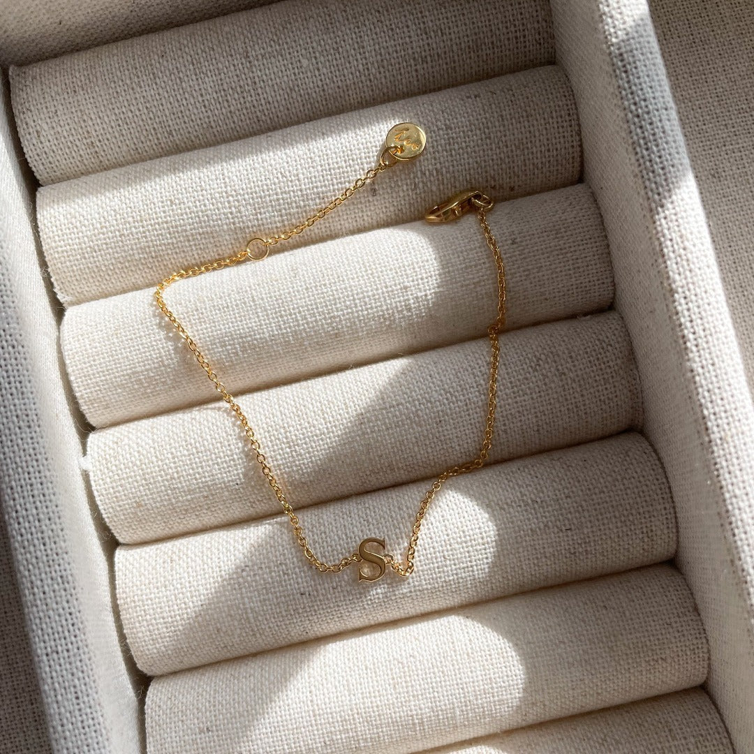 Baby Gold Initial Bracelet