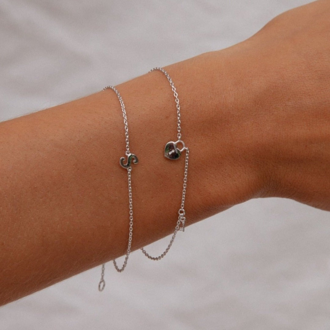 Classic Baby Initial Bracelet - 925 Sterling Silver
