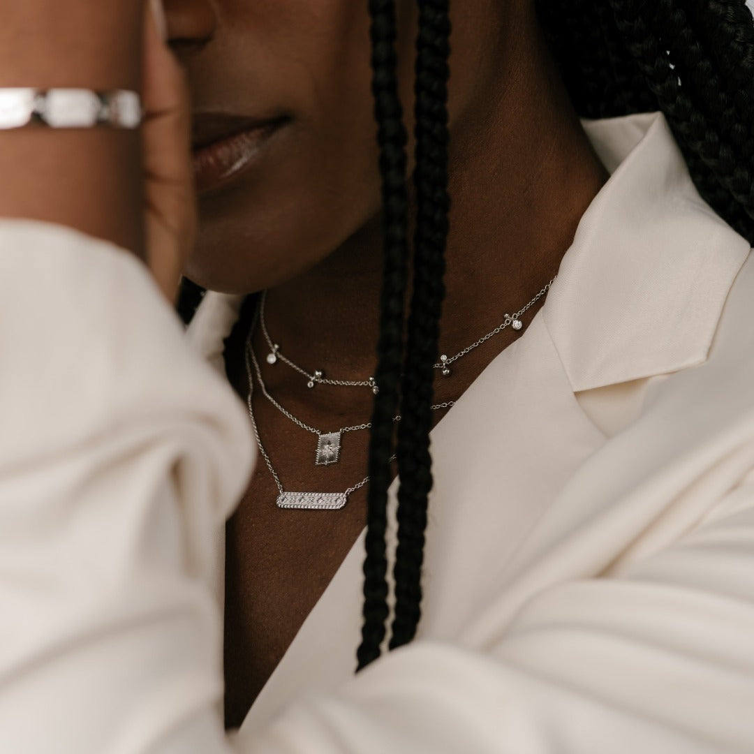 Chronicle Silver Necklace