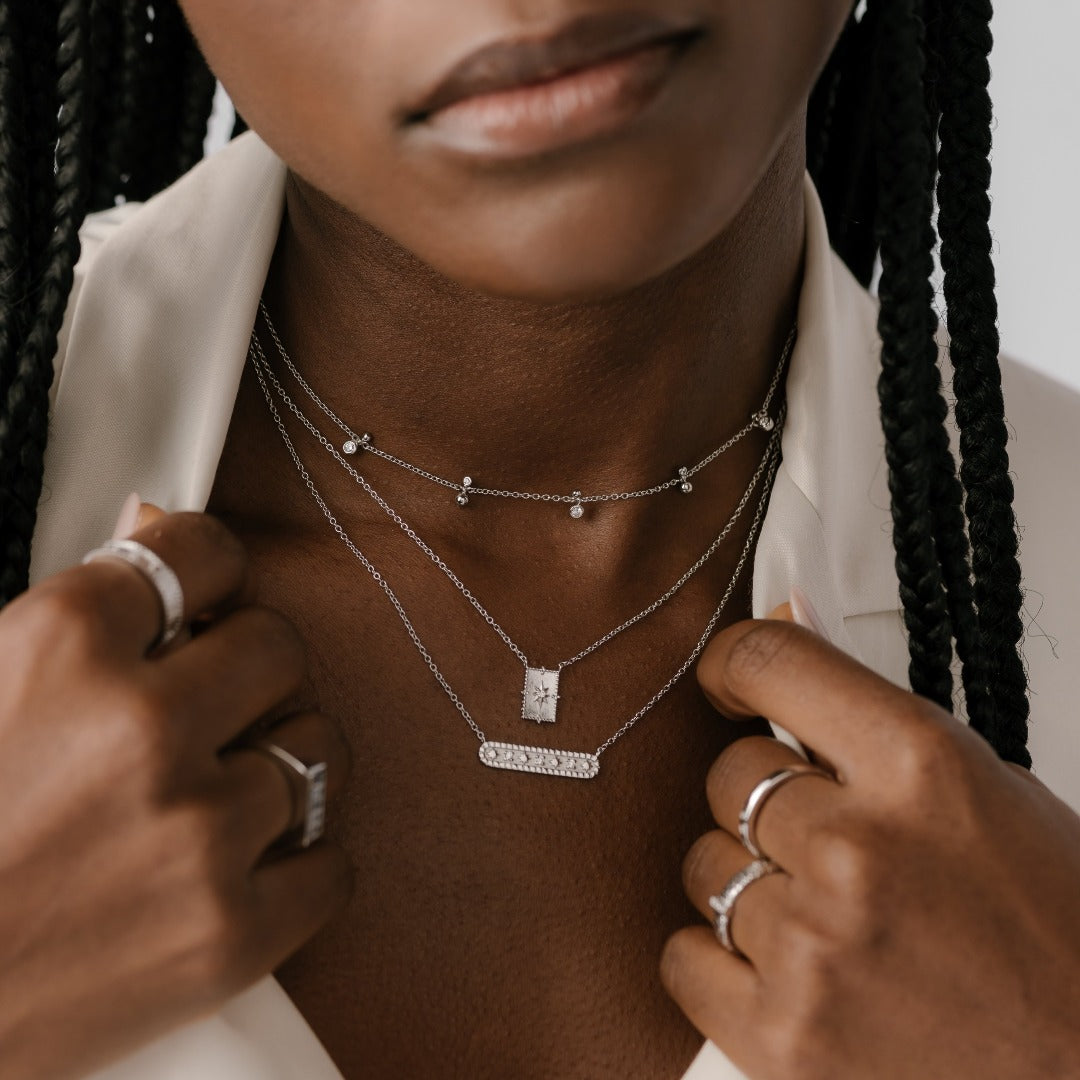 Chronicle Silver Necklace