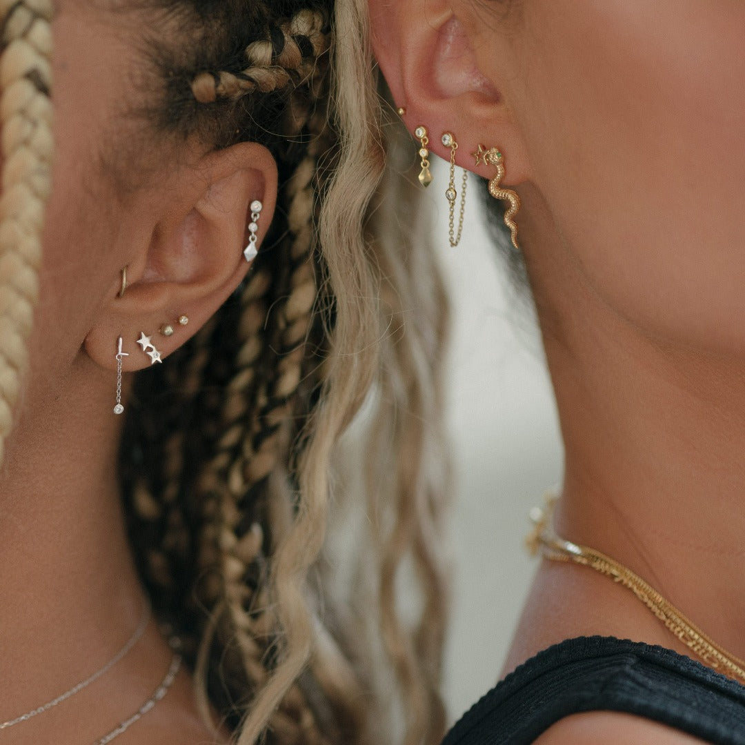 Dita Gold Drop Stud