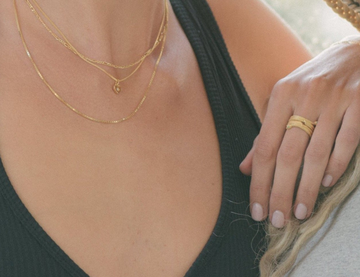 Envy Gold Double Ring Set