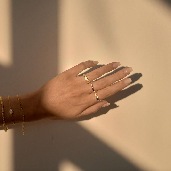 Interstellar Gold Ring