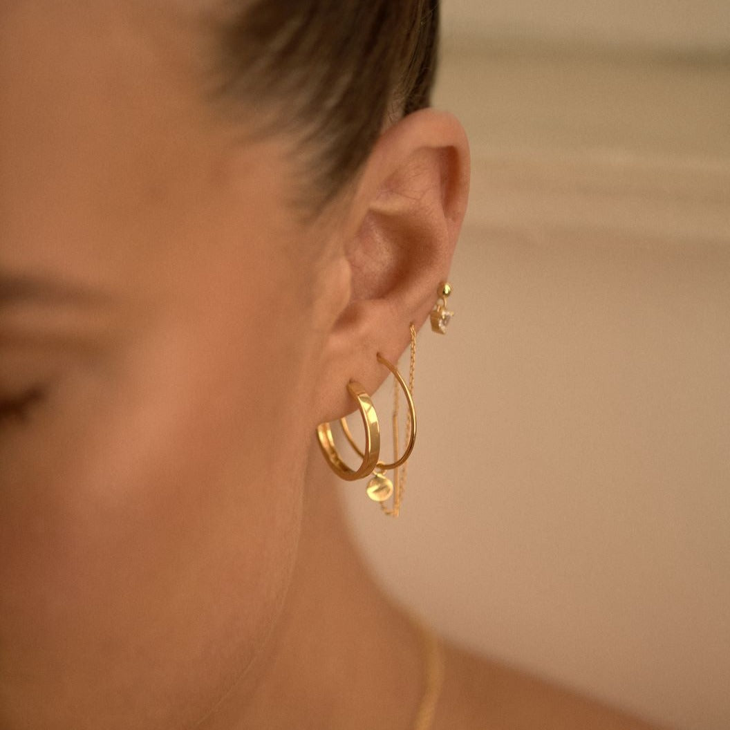 Bare Gold Hoops