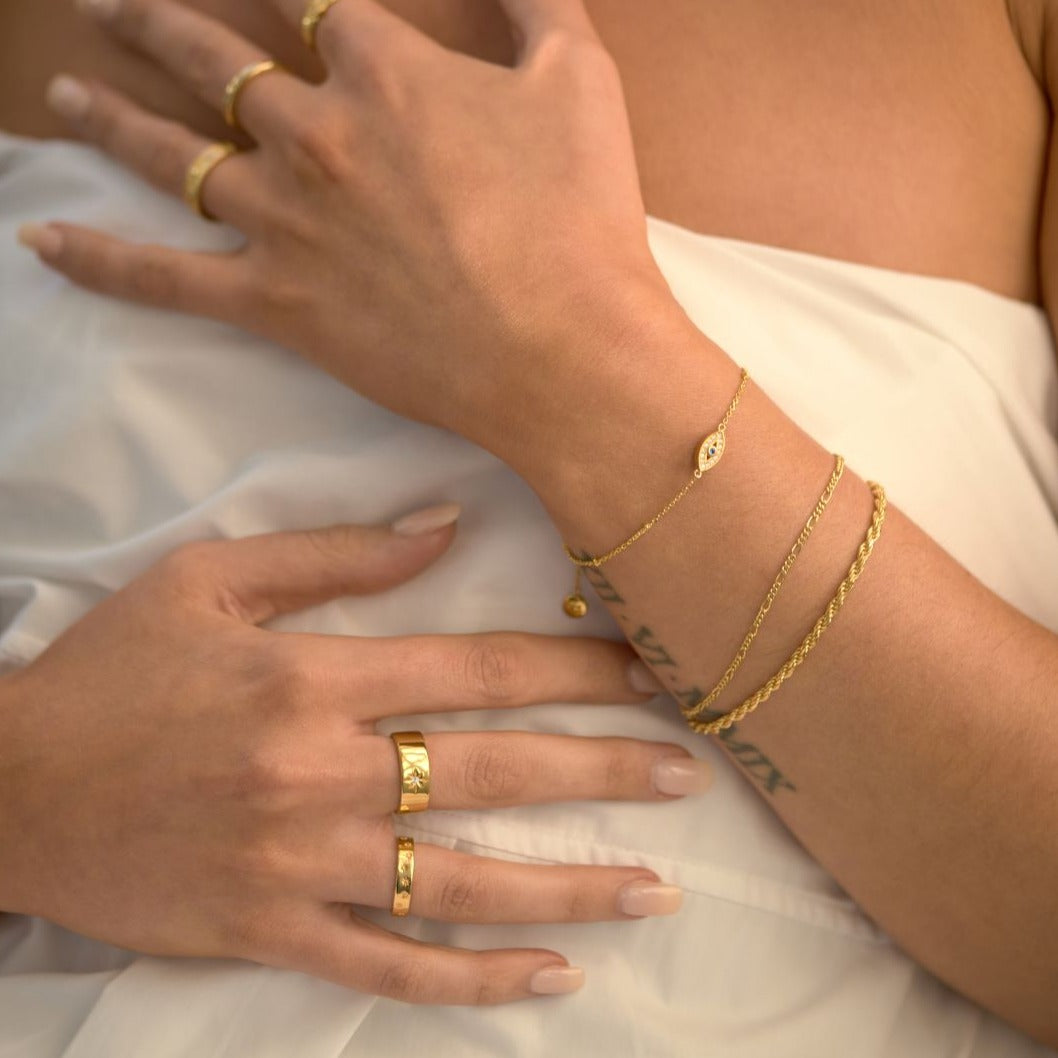 Rope Gold Chain Bracelet