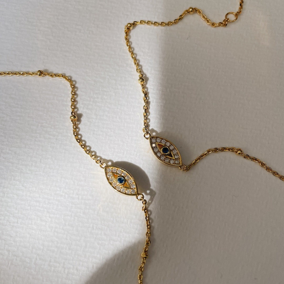 Evil Eye Gold Bracelet