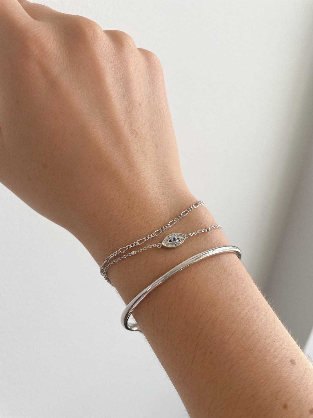 Figaro Silver Bracelet