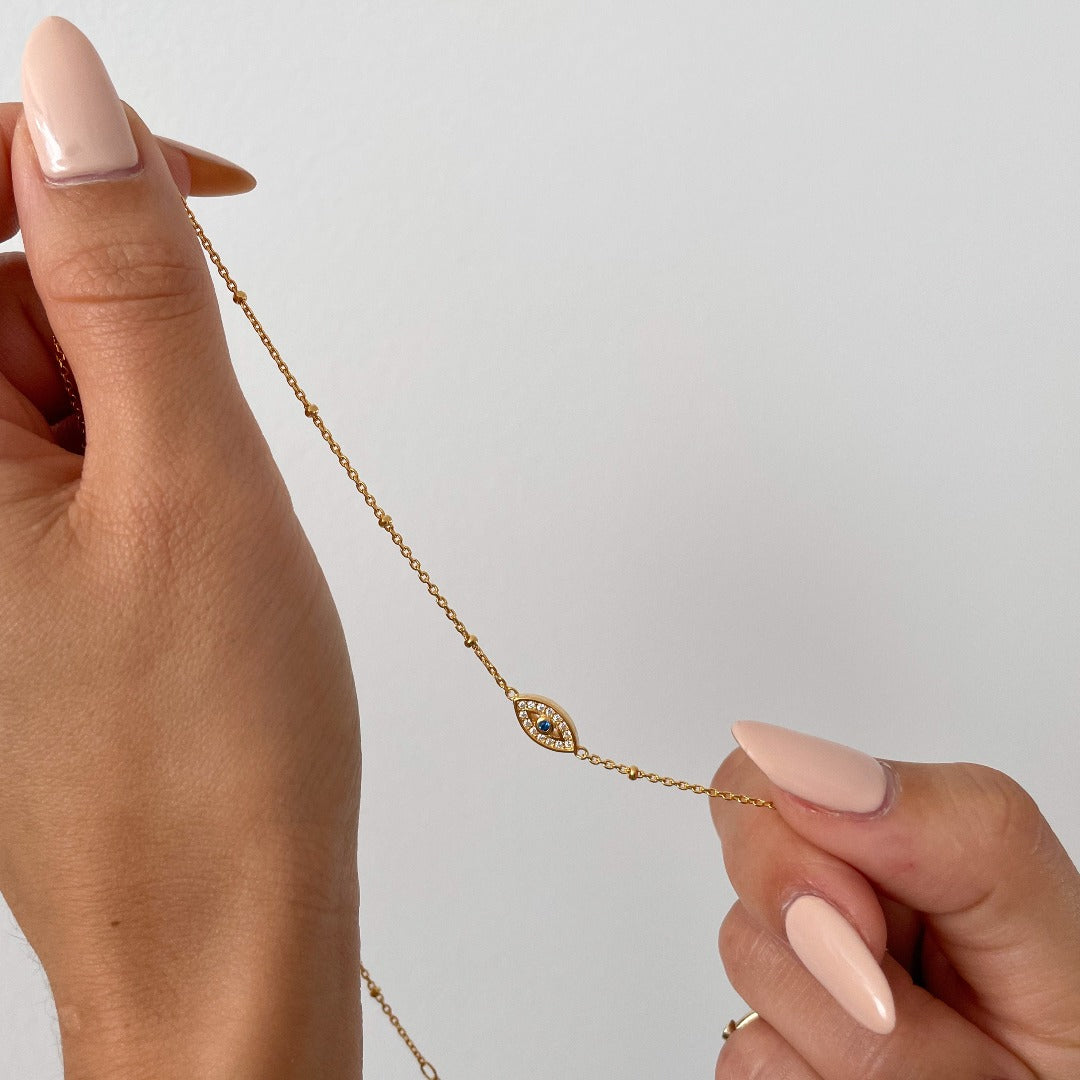 Evil Eye Gold Necklace
