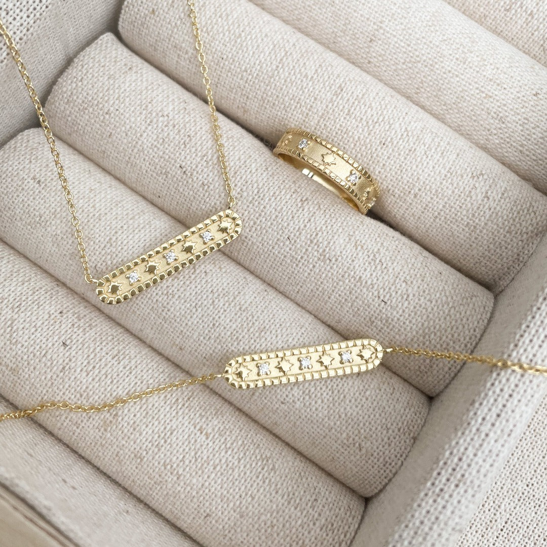 Interstellar Gold Bracelet
