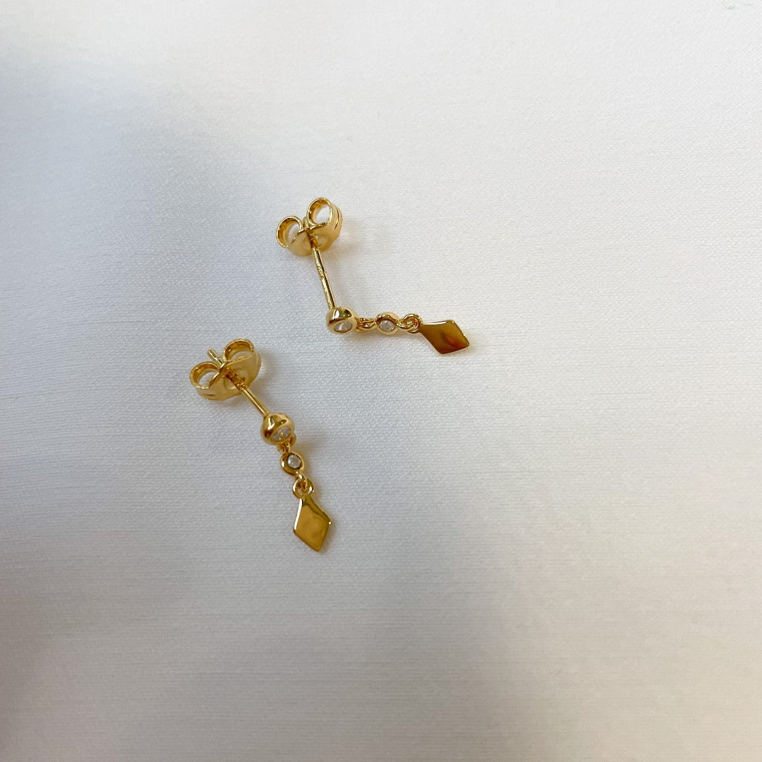 Dita Gold Drop Stud