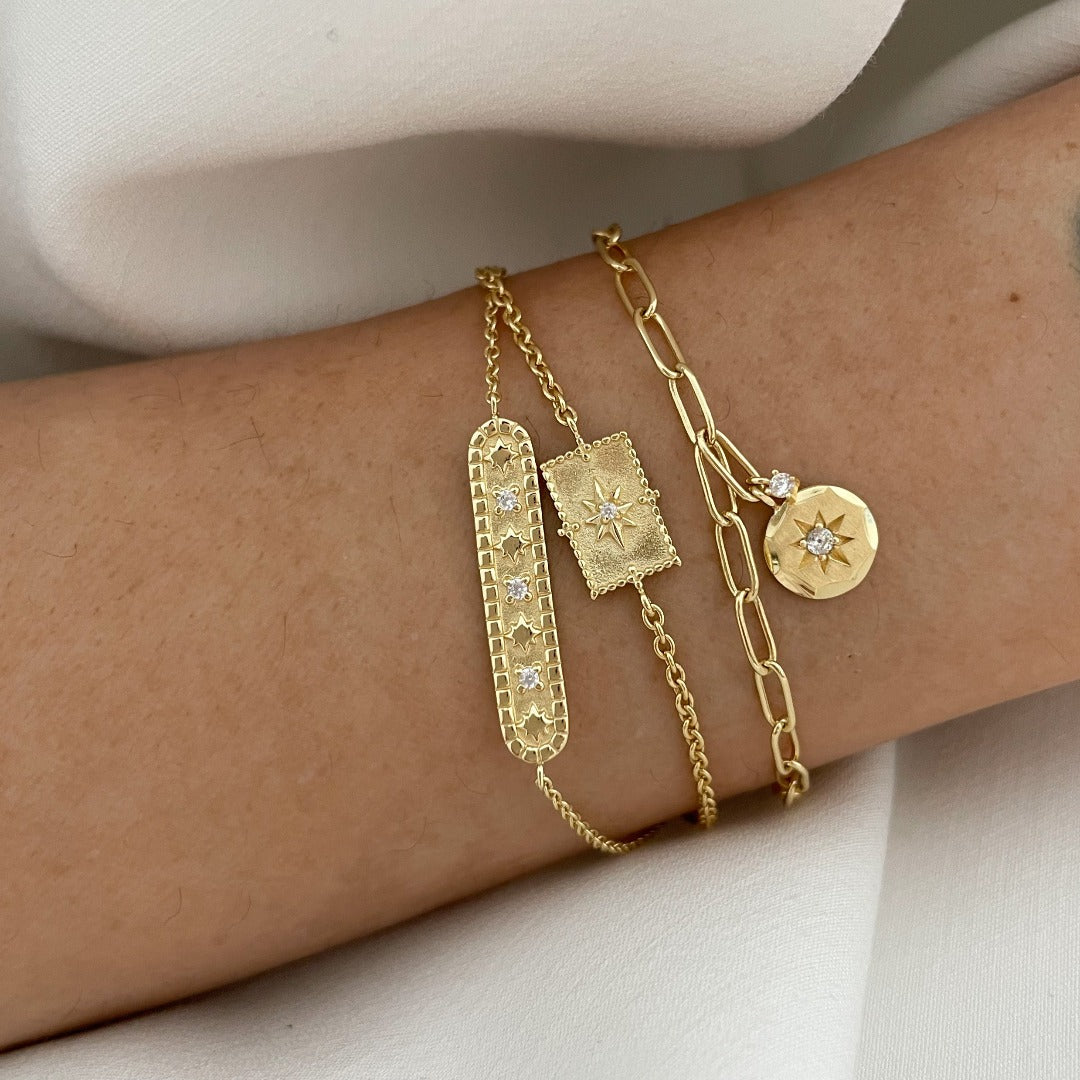Interstellar Gold Bracelet