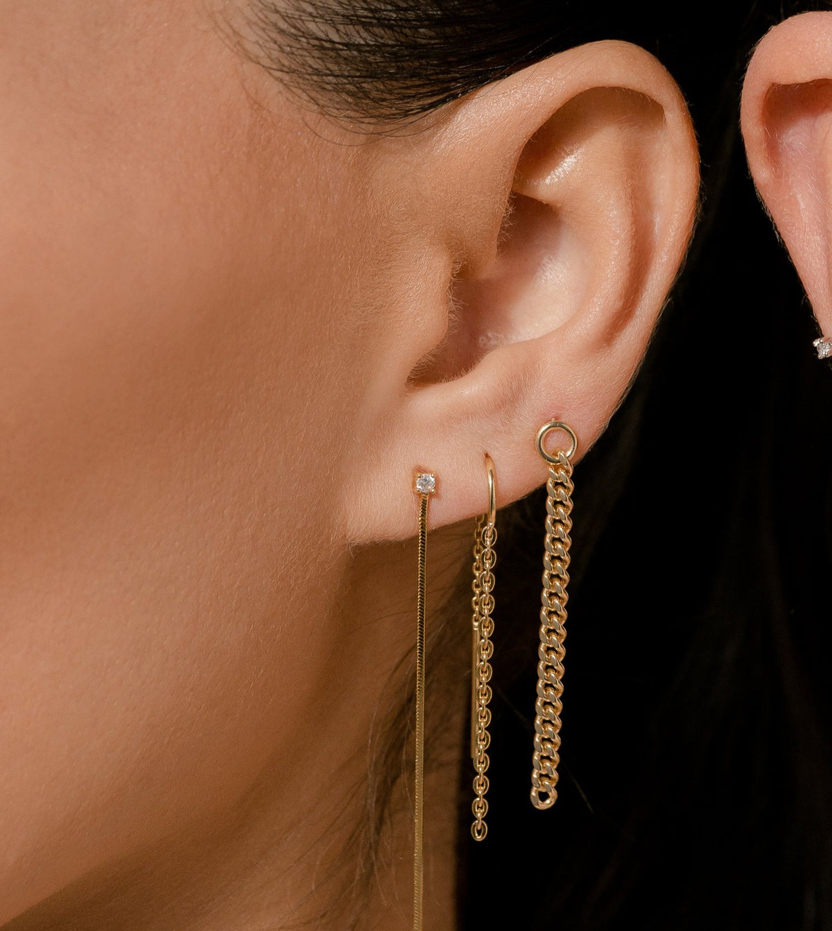Melrose Gold Drop Earrings