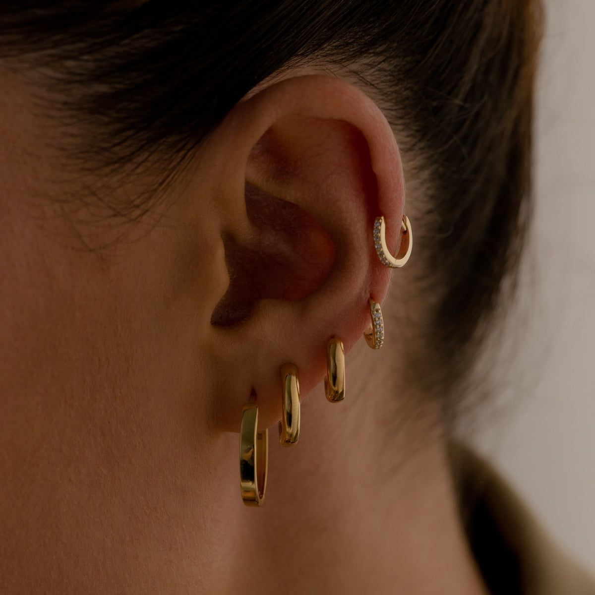 Bare Gold Hoops