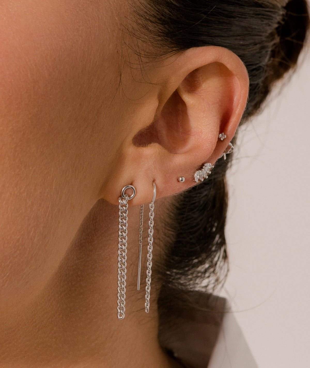 Melrose Silver Drop Earrings
