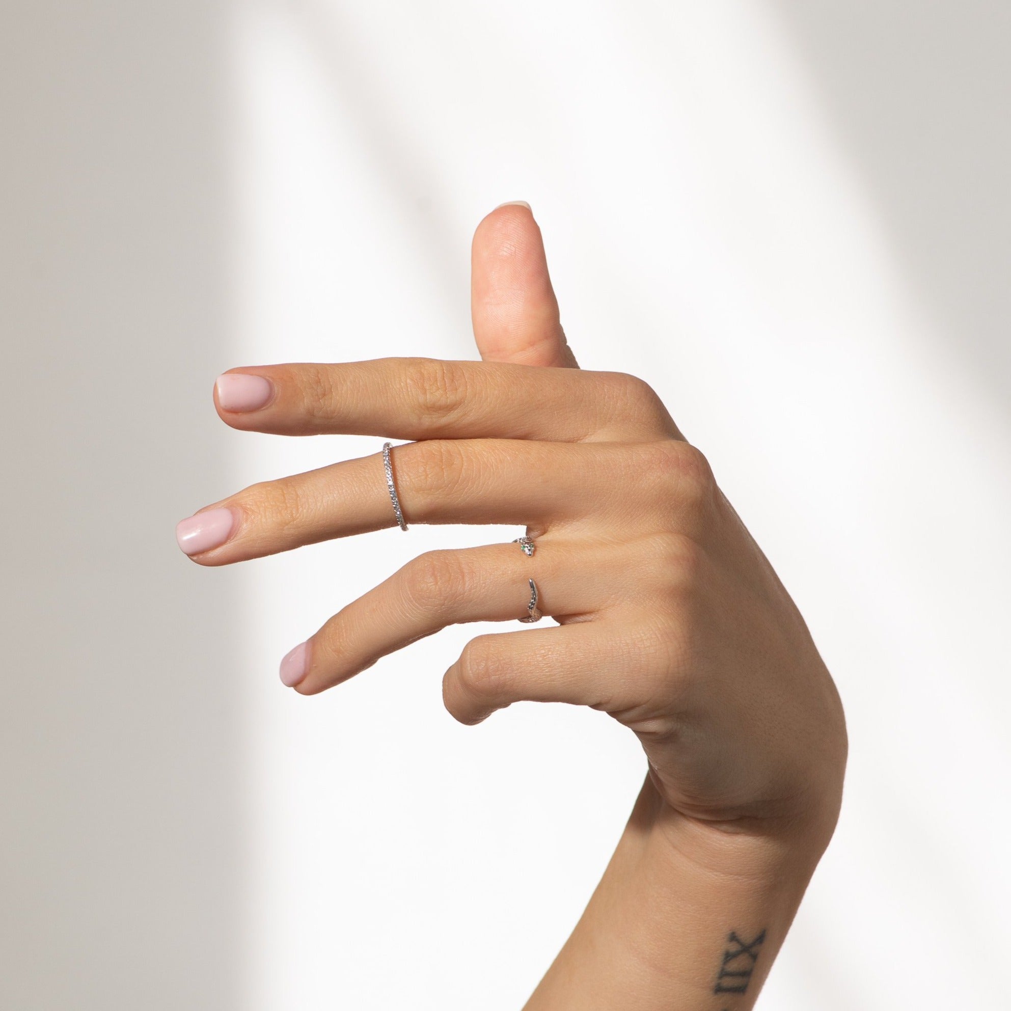 Envy Open Band Silver Ring