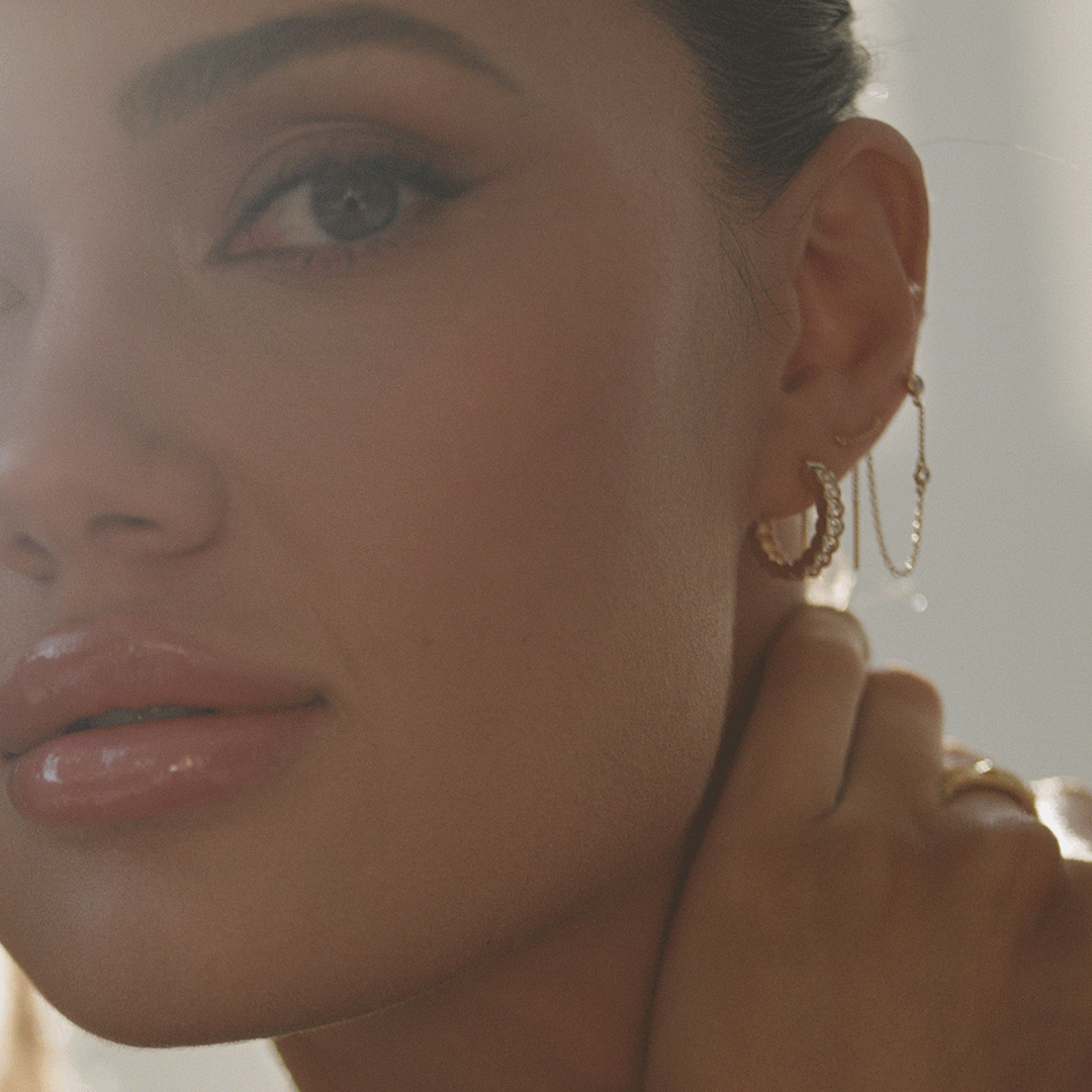 Dolce Gold Hoops