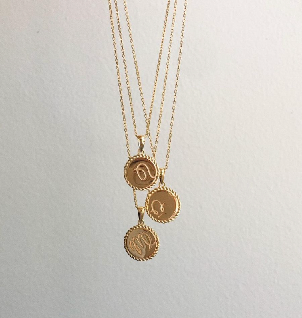 SIGNS Gold Zodiac Necklace