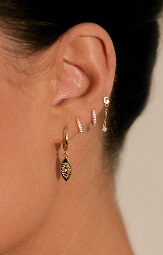 Isla Gold Hoop Earrings