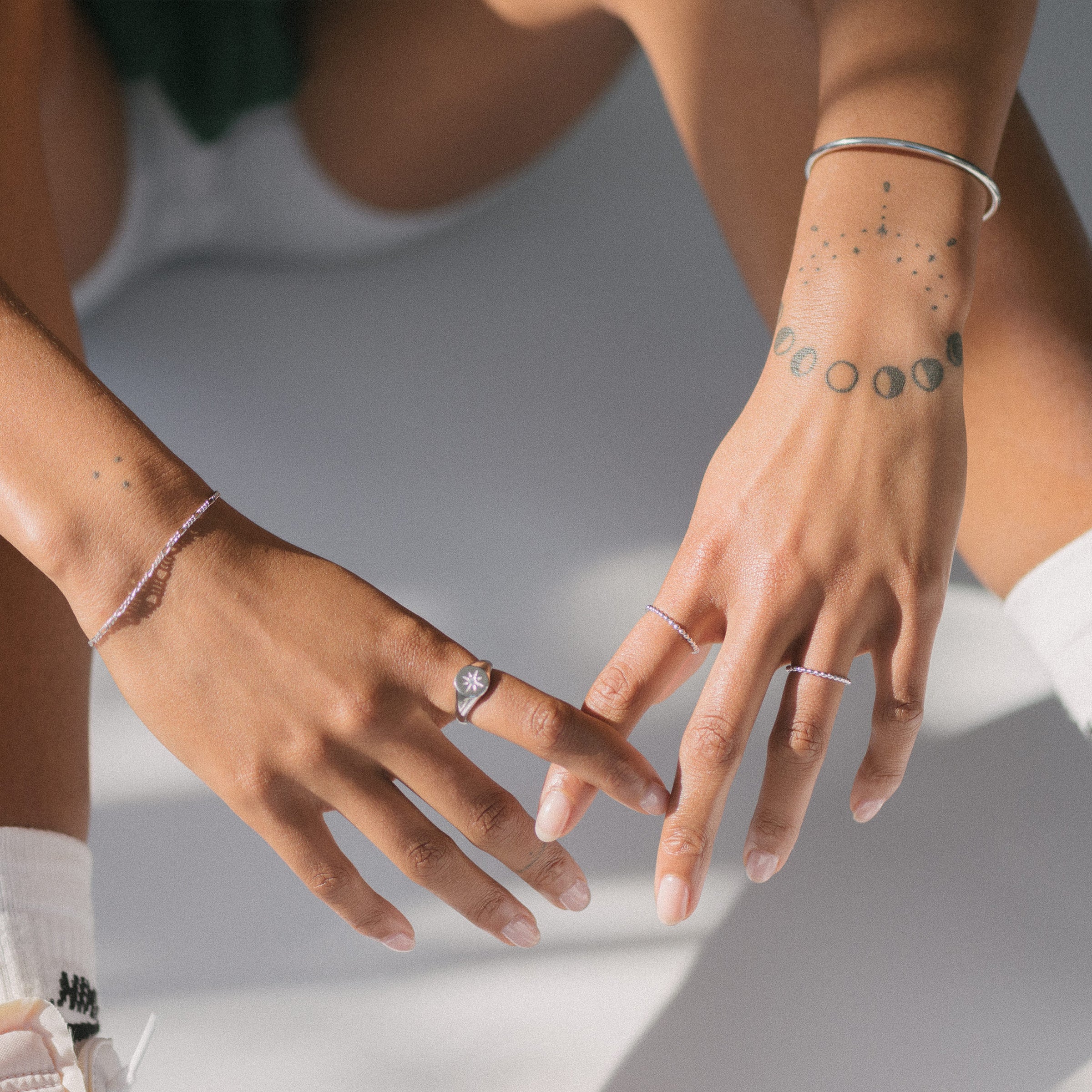 Esq Signature Silver Bangle