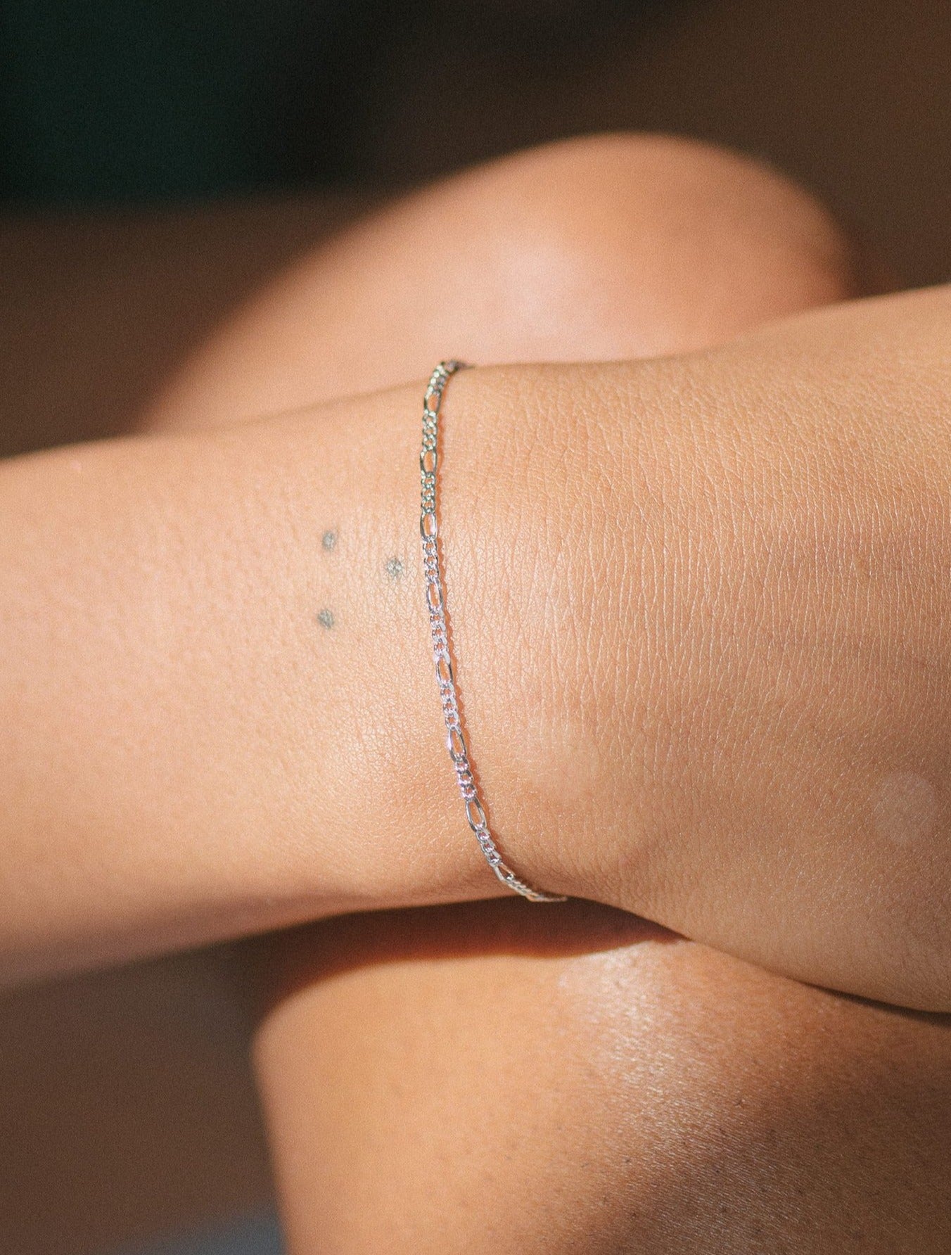 Figaro Silver Bracelet