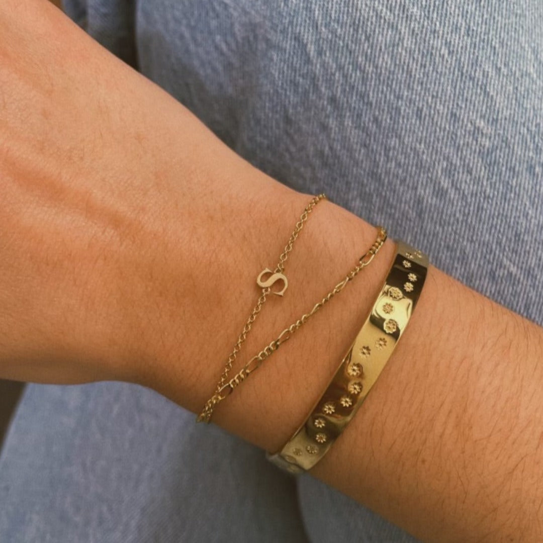 Baby Gold Initial Bracelet